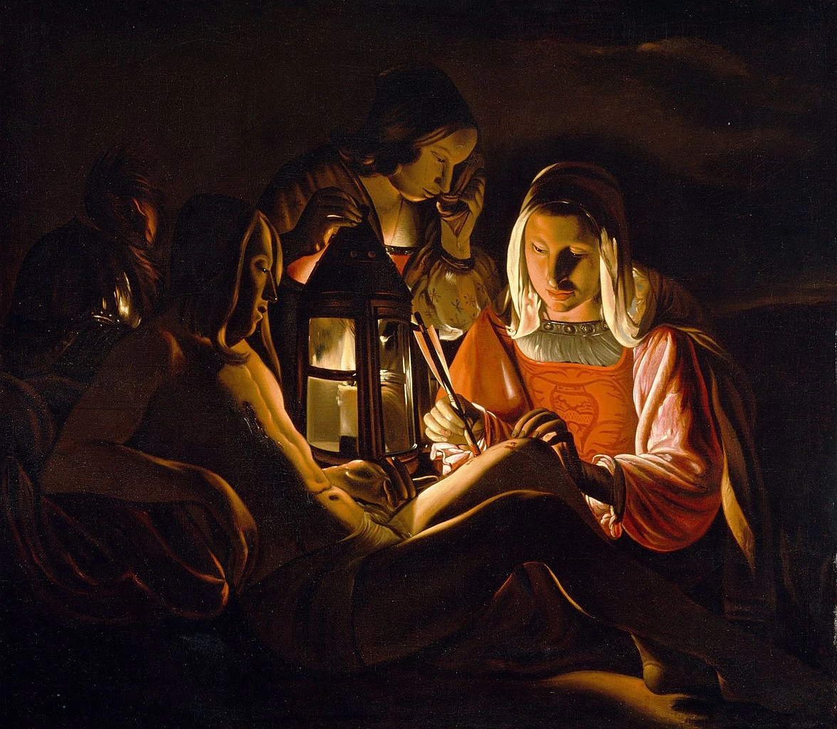 Santa Irene cura san Sebastiano - Detroit Institute of Arts